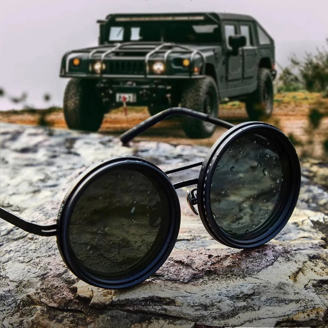 Glasses Adjustable Light Reduction Gear Glasses UV Protection